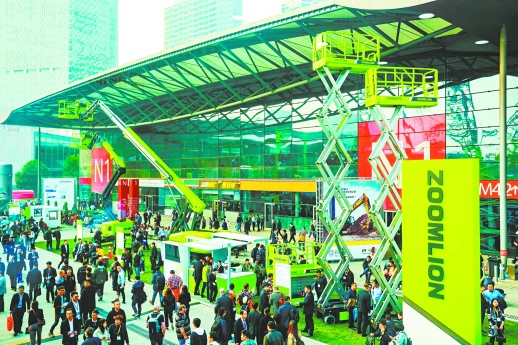 上海宝马展：工程机械湘军大放异彩