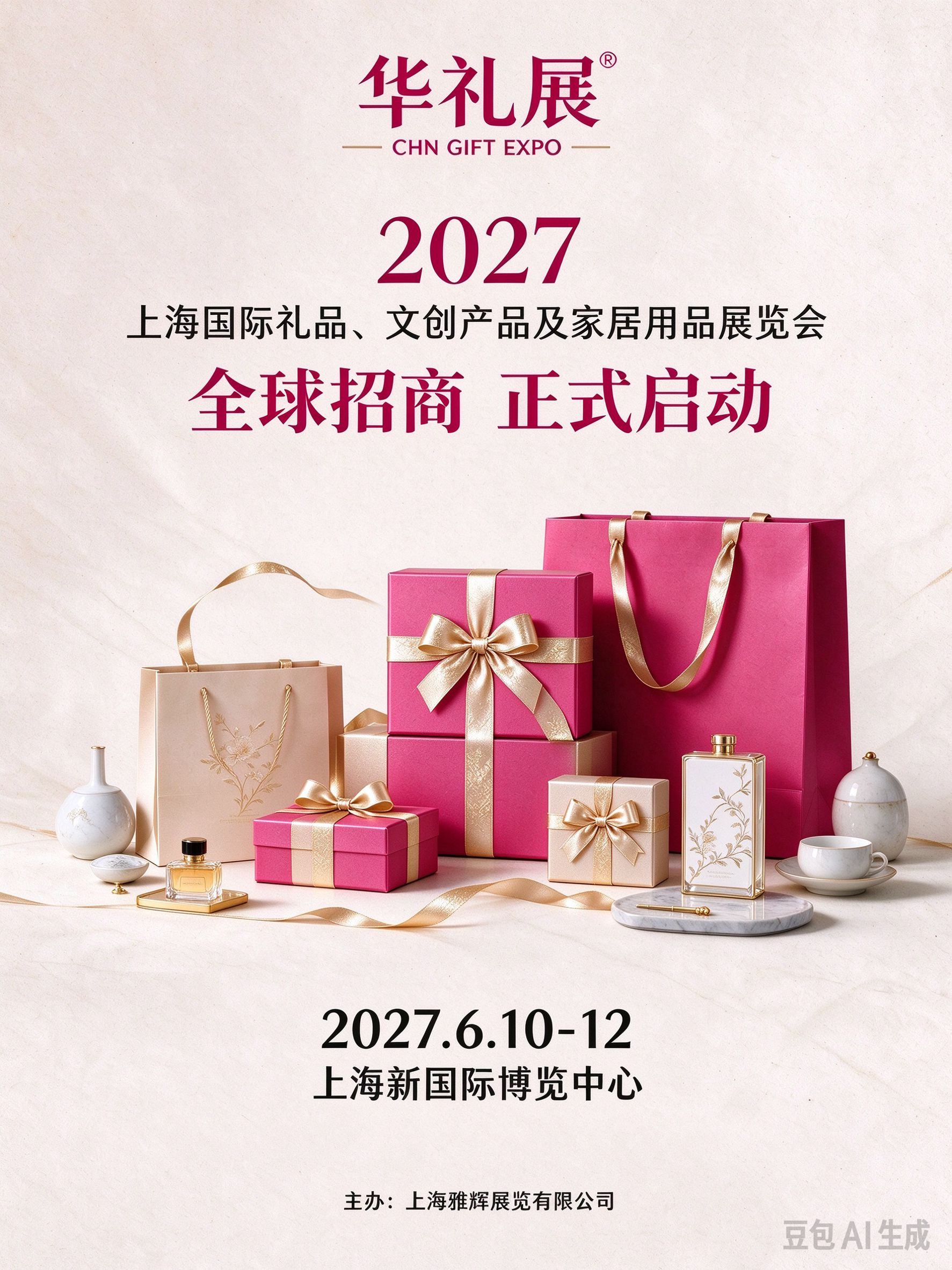礼映申城・创赢未来｜2027 上海国际礼品、文创产品及家居用品展览会（华礼展）全球招商正式启动